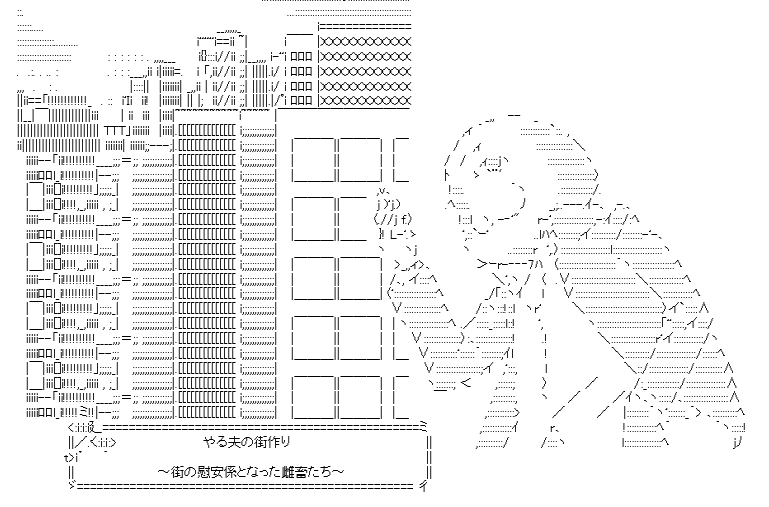 やる夫の街作り ～街の慰安係となった雌畜たち～