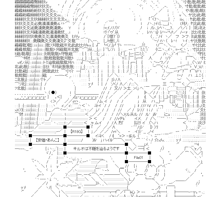 キルオは不穏を辿るようです
